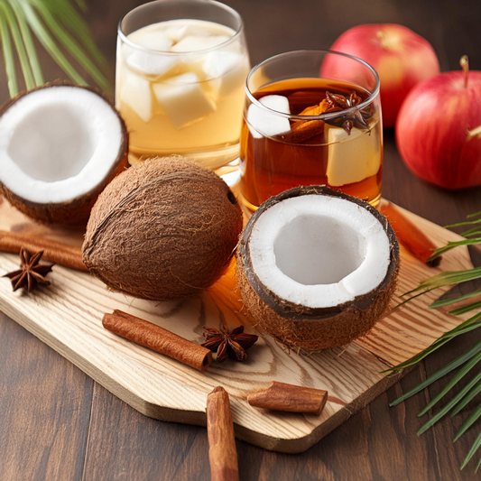 Soy Candle 180ml: APPLE + MAPLE BOURBON - N°7