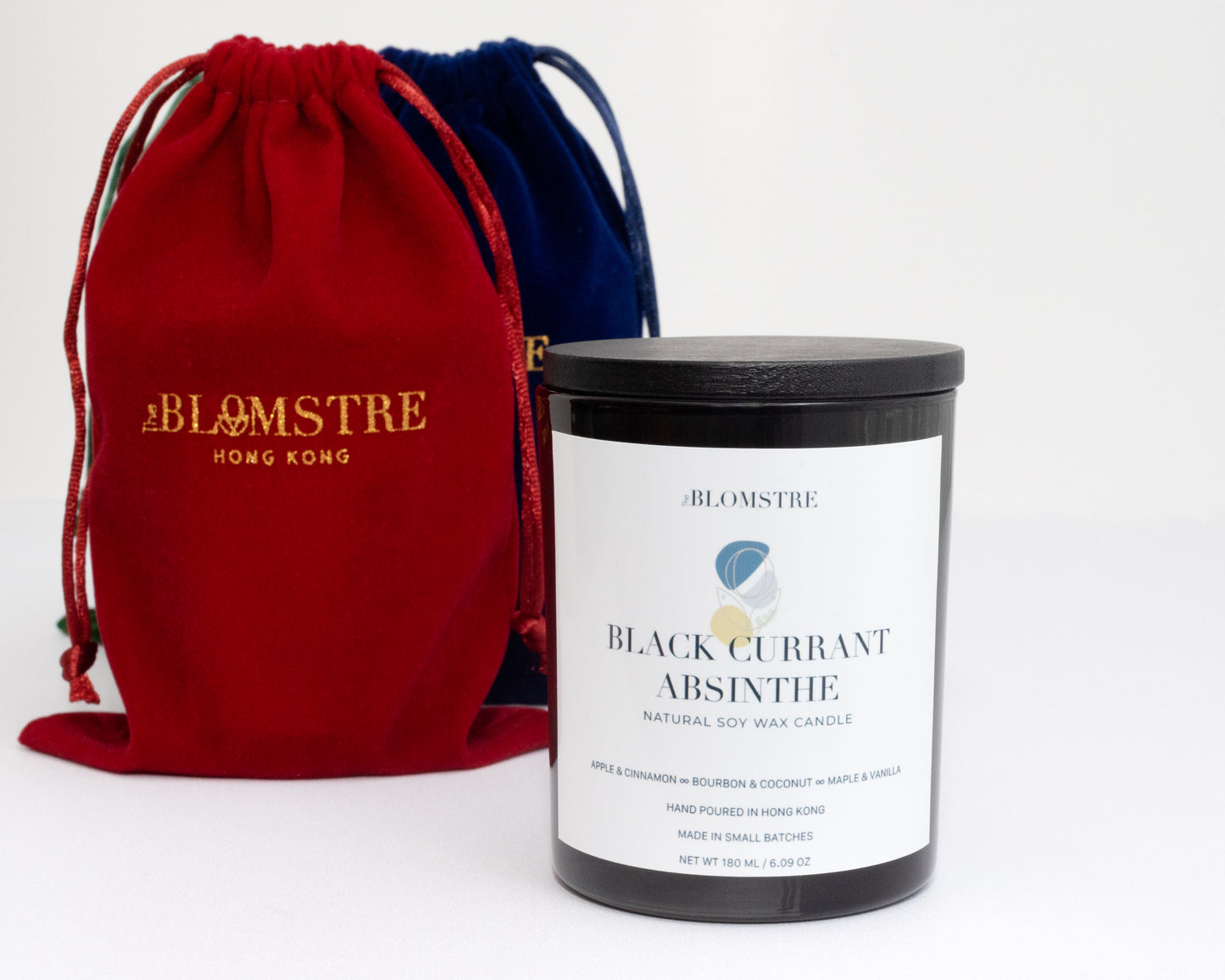 Soy Candle 180ml: BLACK CURRANT ABSINTHE - N°6