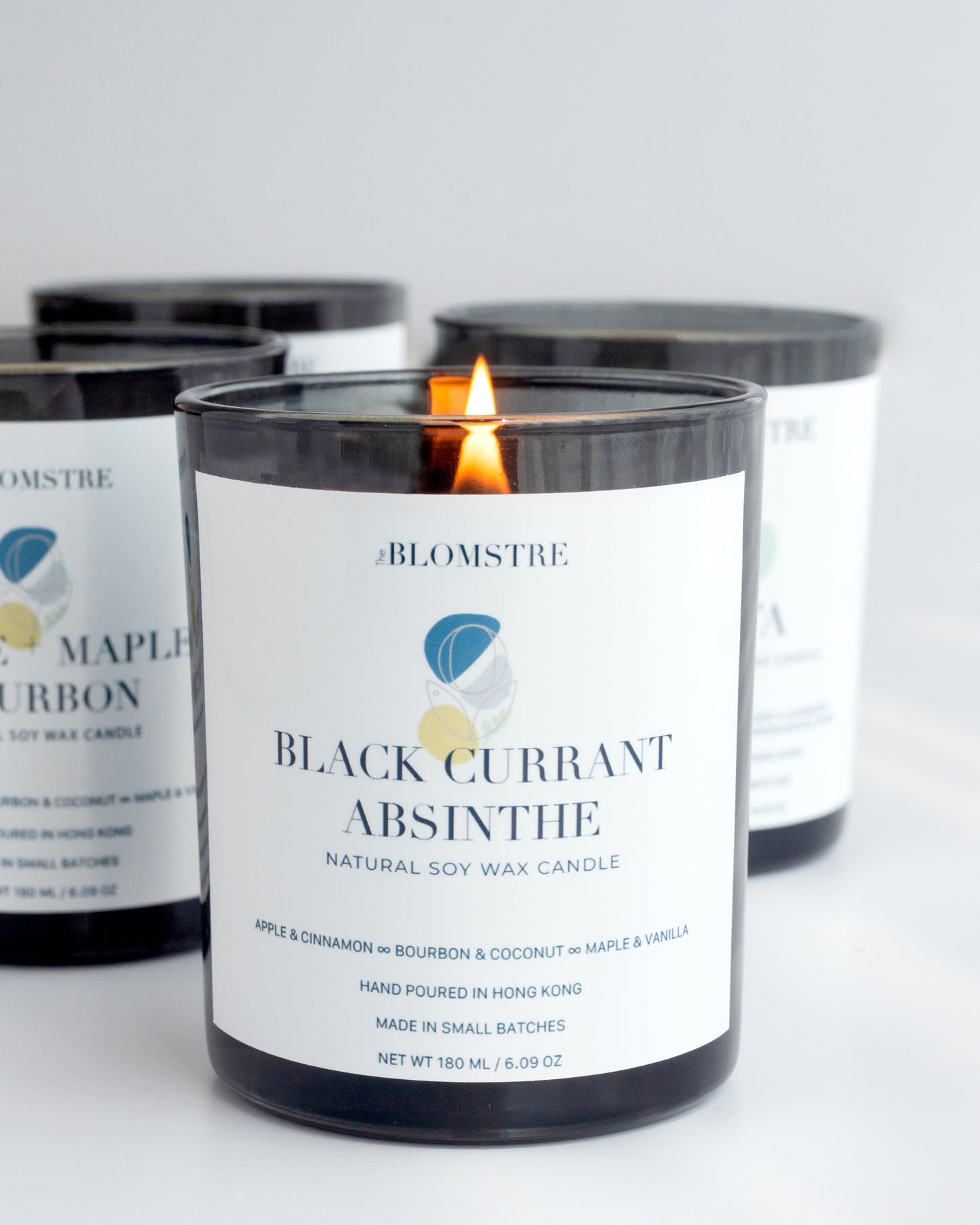 Soy Candle 180ml: BLACK CURRANT ABSINTHE - N°6