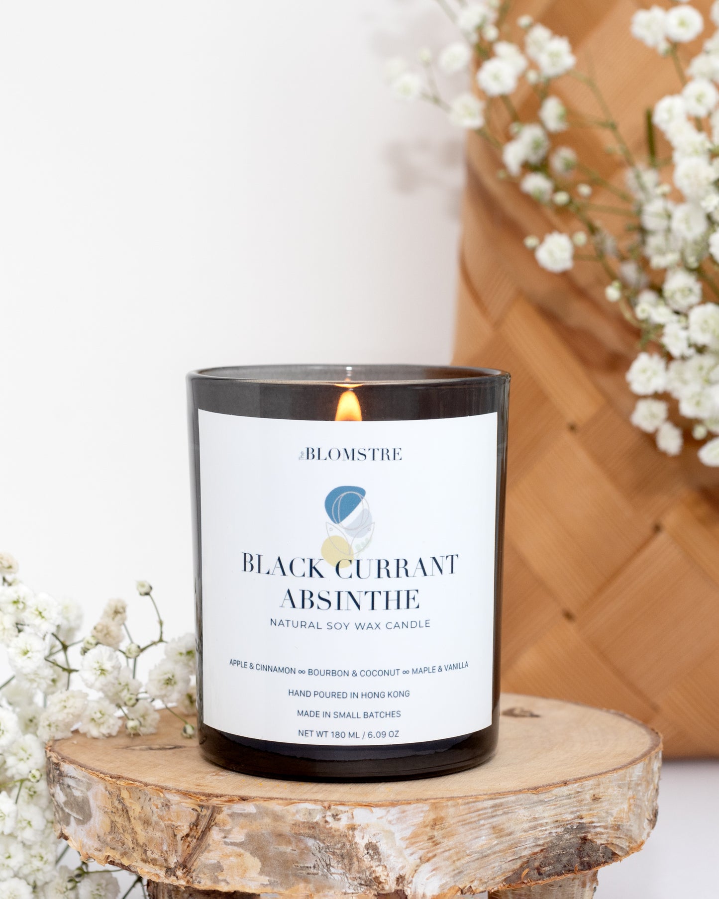 Soy Candle 180ml: BLACK CURRANT ABSINTHE - N°6