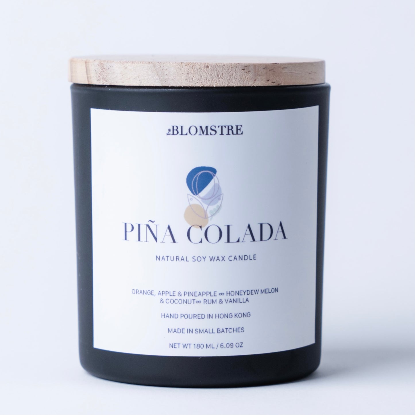 Soy Candle 180ml: PIÑA COLADA - N°5