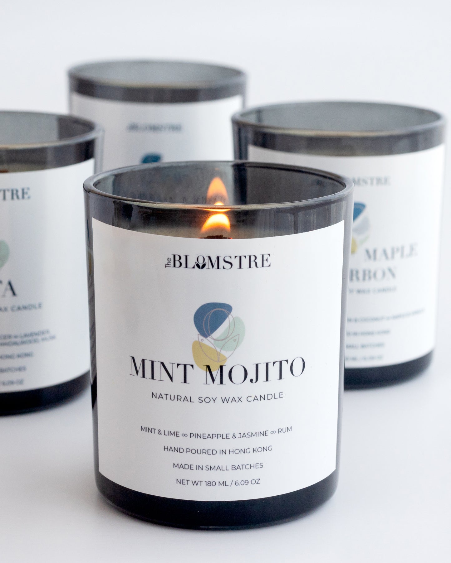 Soy Candle 180ml: MINT MOJITO - N°4