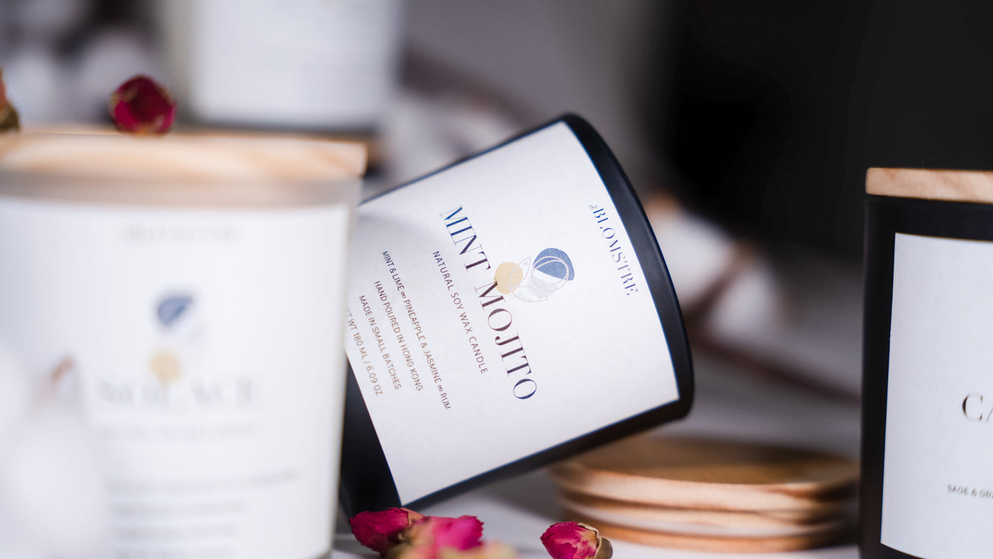 Soy Candle 180ml: MINT MOJITO - N°4