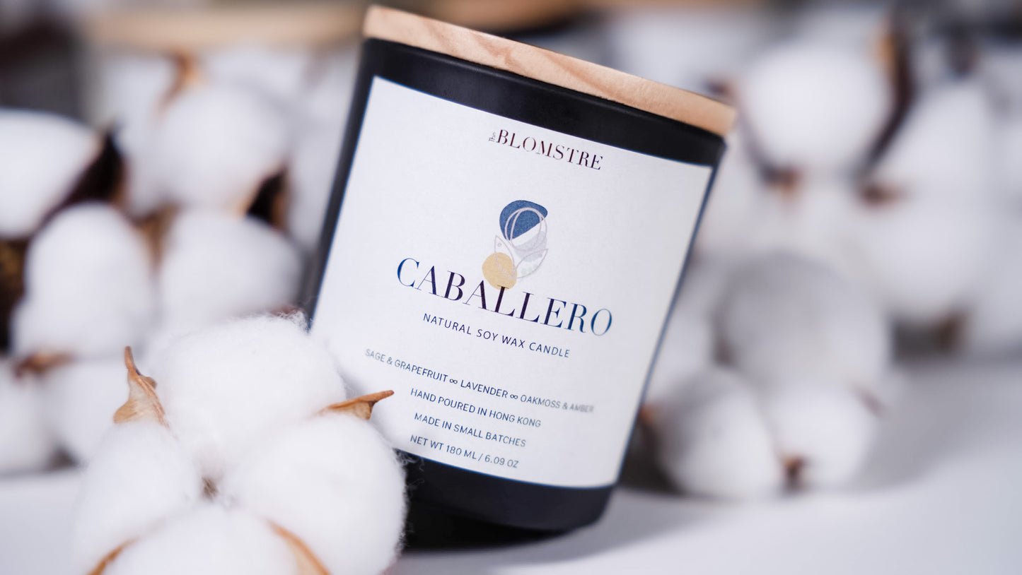 Soy Candle 180ml: CABALLERO - N°2