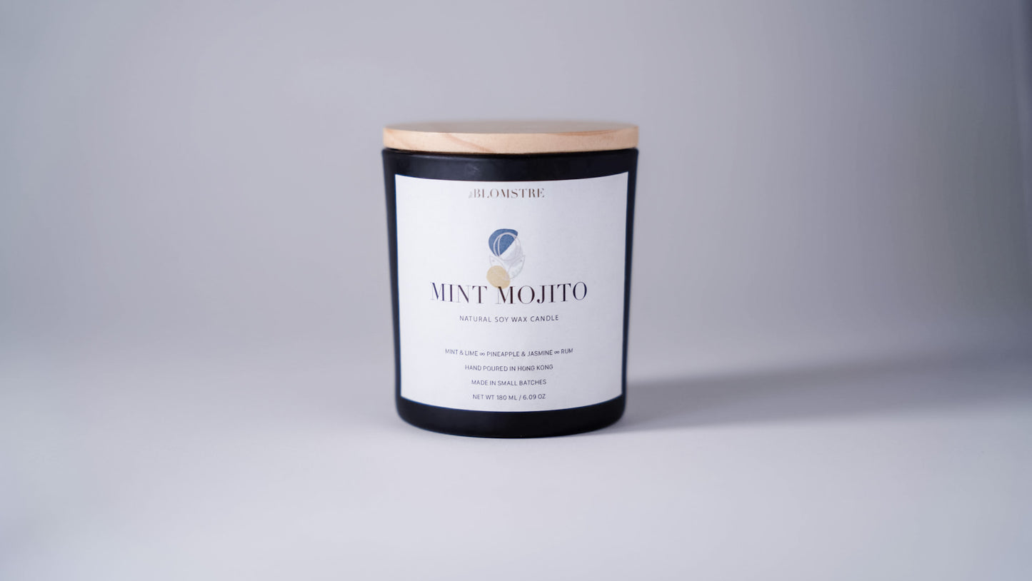 Soy Candle 180ml: MINT MOJITO - N°4
