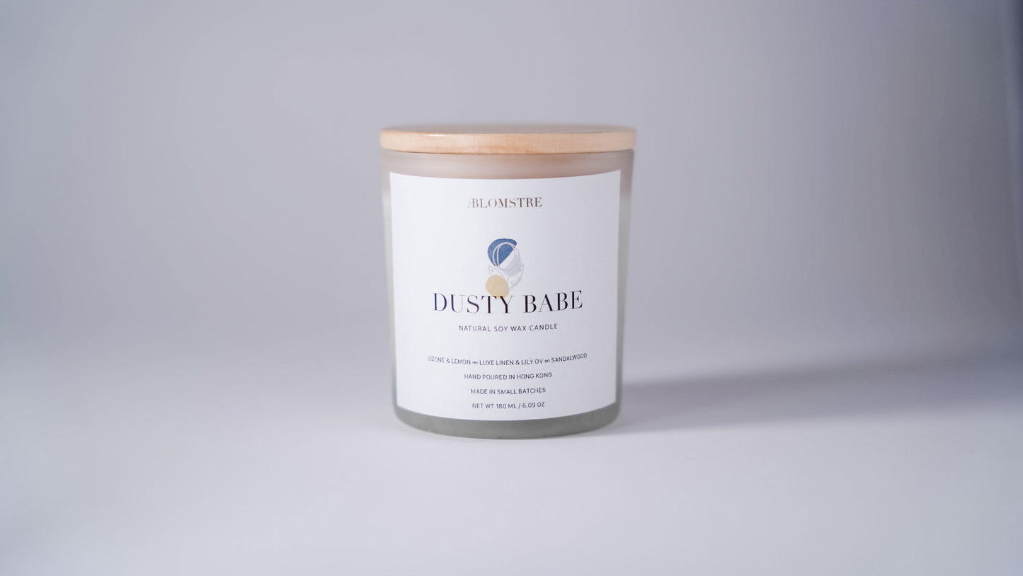 Soy Candle 180ml: DUSTY BABE - N°9