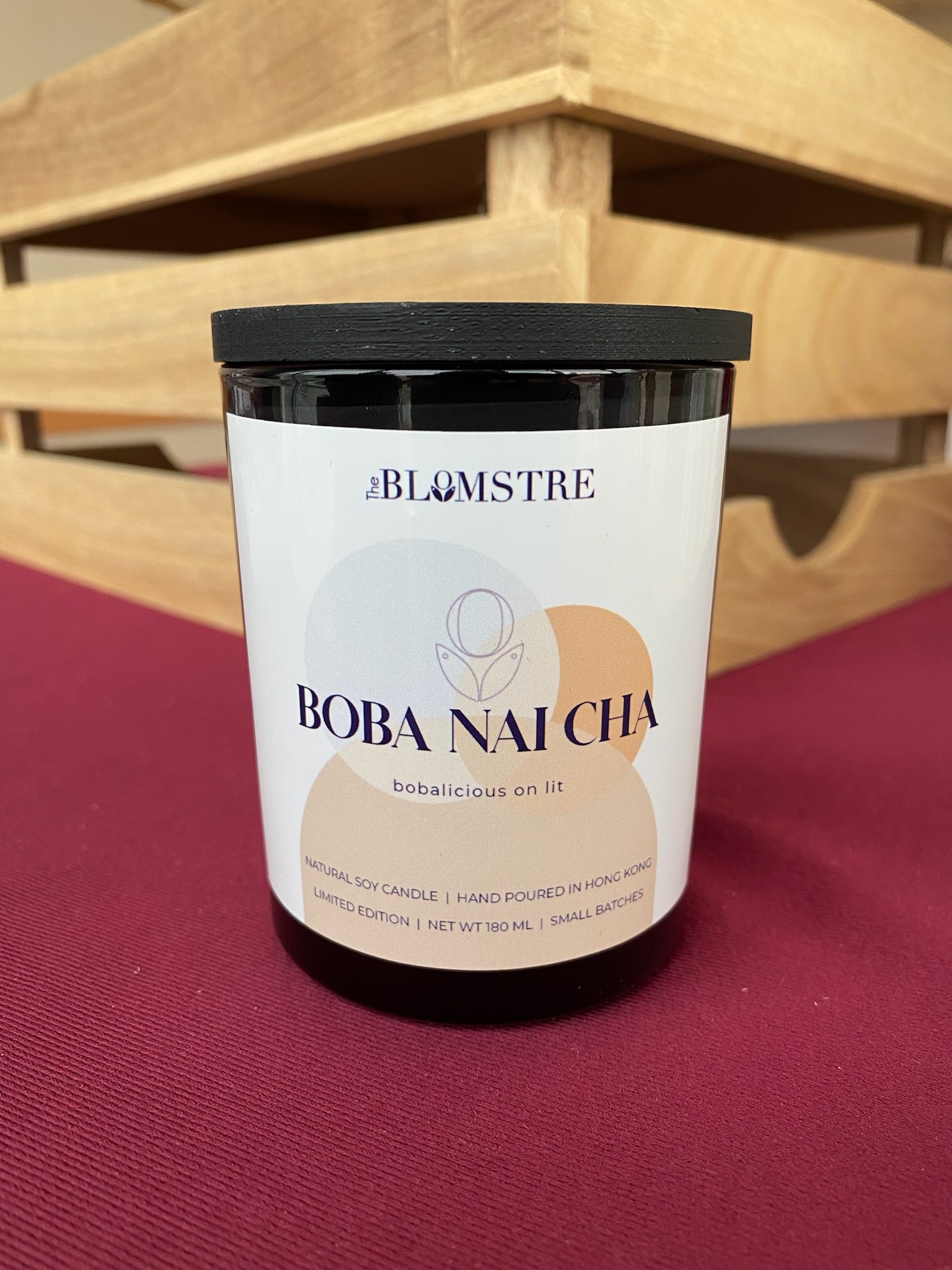 Soy Candle 180ml BOBA NAI CHA THE BLOMSTRE