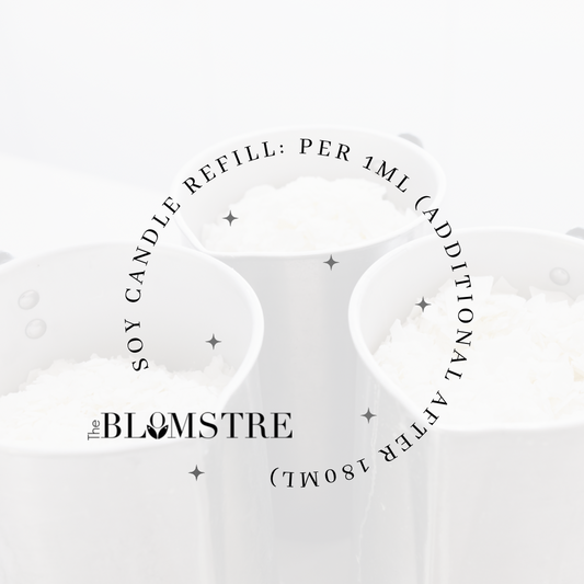 SOY CANDLE REFILL: 1ml (Per Additional)