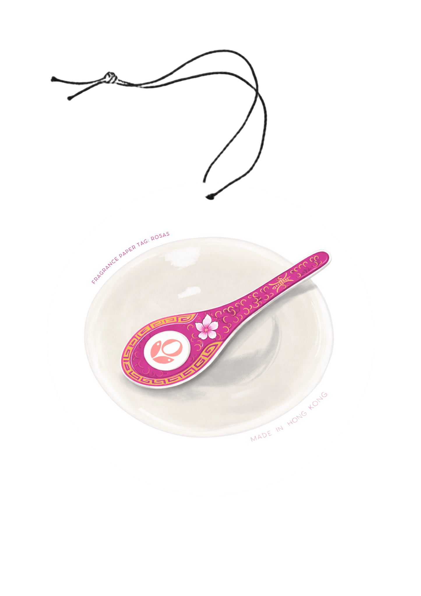 Fragrance Paper Tag: Rosas