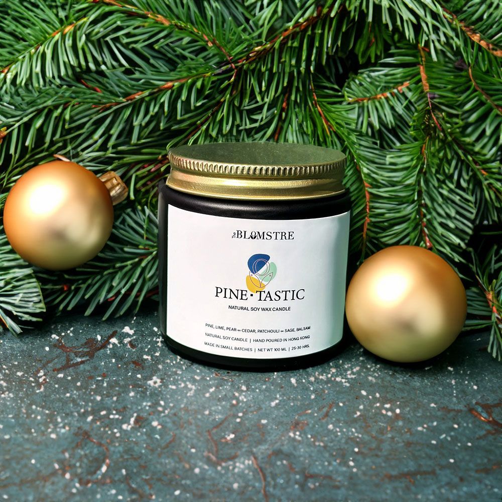 100ml Soy Candle: PINE•TASTIC