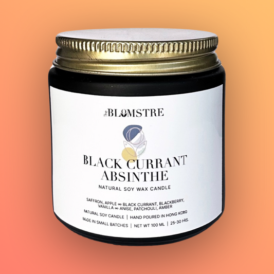 Soy Wax Candle 100ml: BLACK CURRANT ABSINTHE