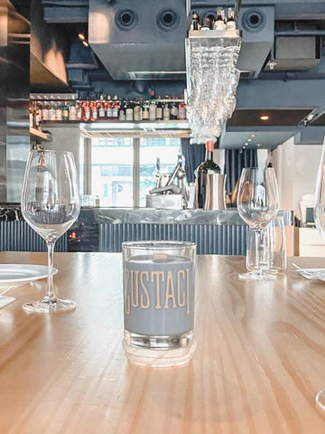 Custom candle for Gustaci