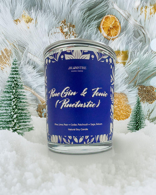 180ml Soy Candle: PINETASTIC // PINE GIN+TONIC