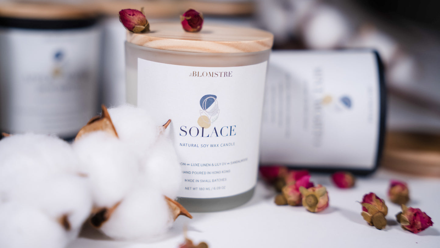 Soy Candle 180ml: SOLACE - N°10