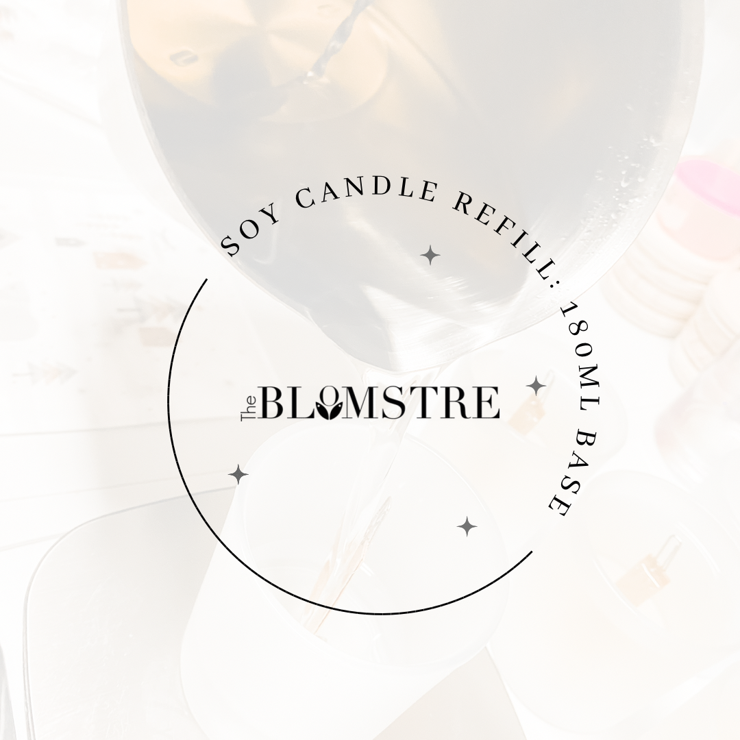SOY CANDLE REFILL: 180ml BASE